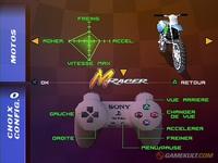 une photo d'Ã©cran de Moto Racer sur Sony Playstation